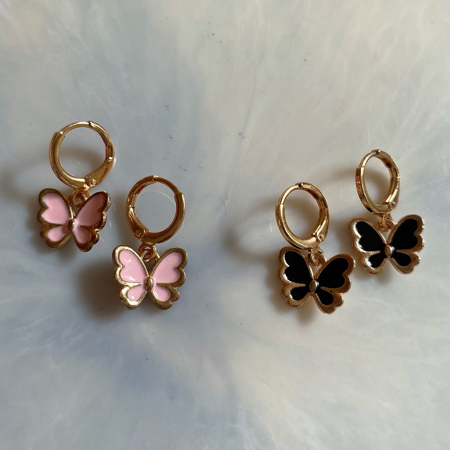 BUTTERFLY HUGGIE EARRINGS