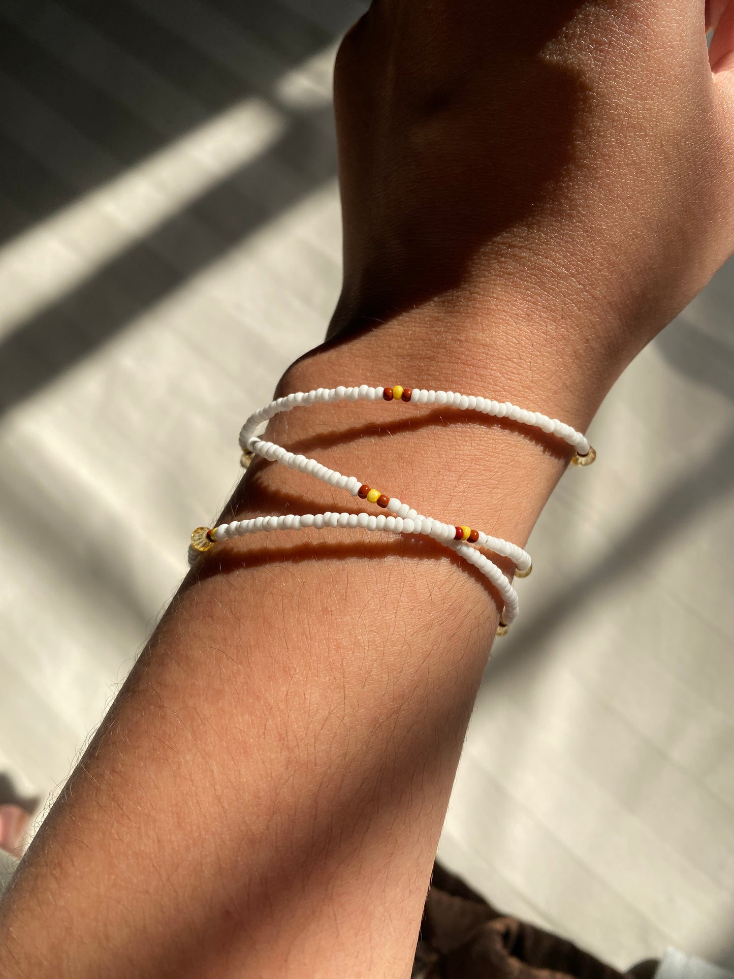 THREE LAYER SUNFLOWER BRACELET