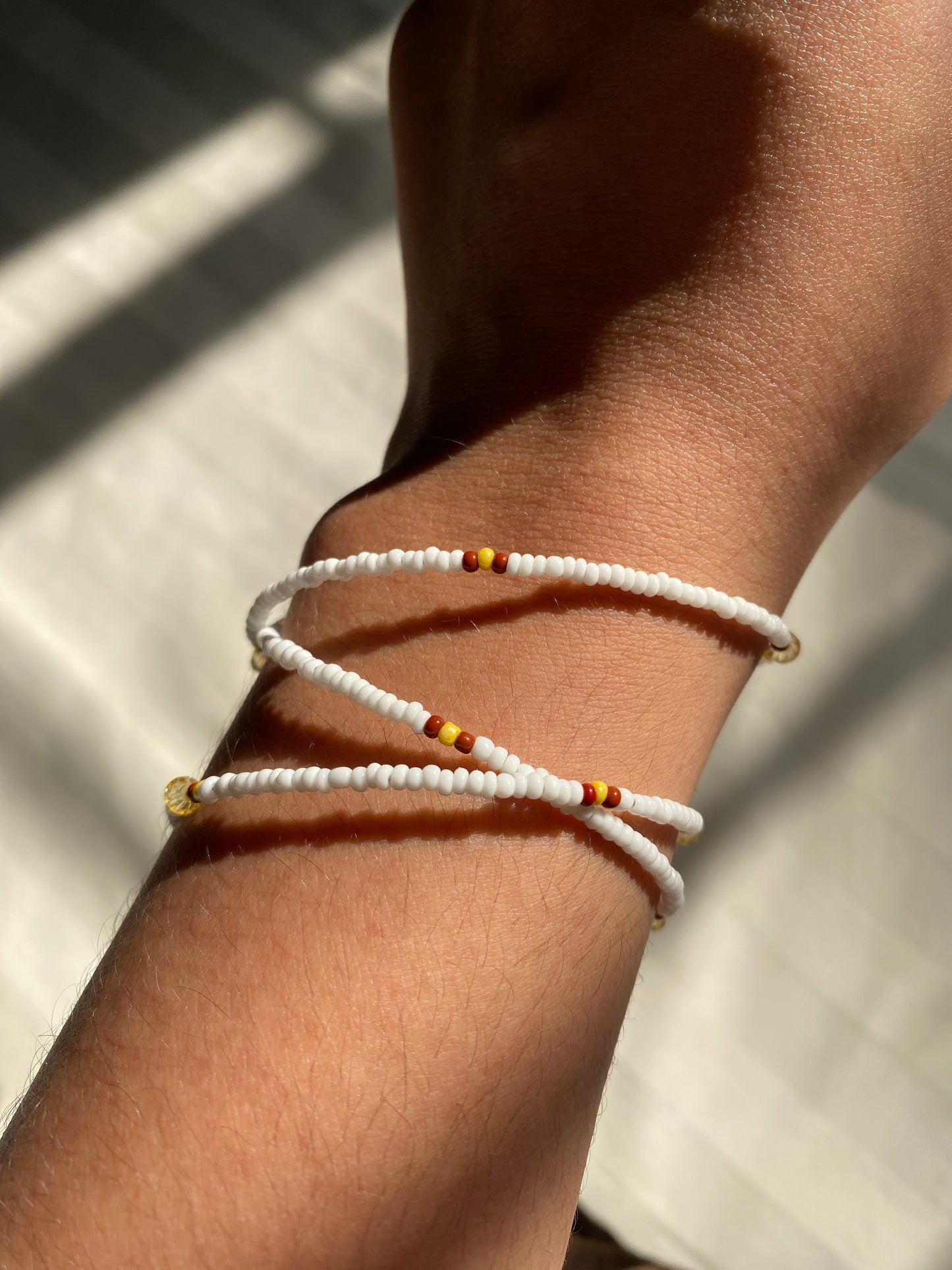 THREE LAYER SUNFLOWER BRACELET