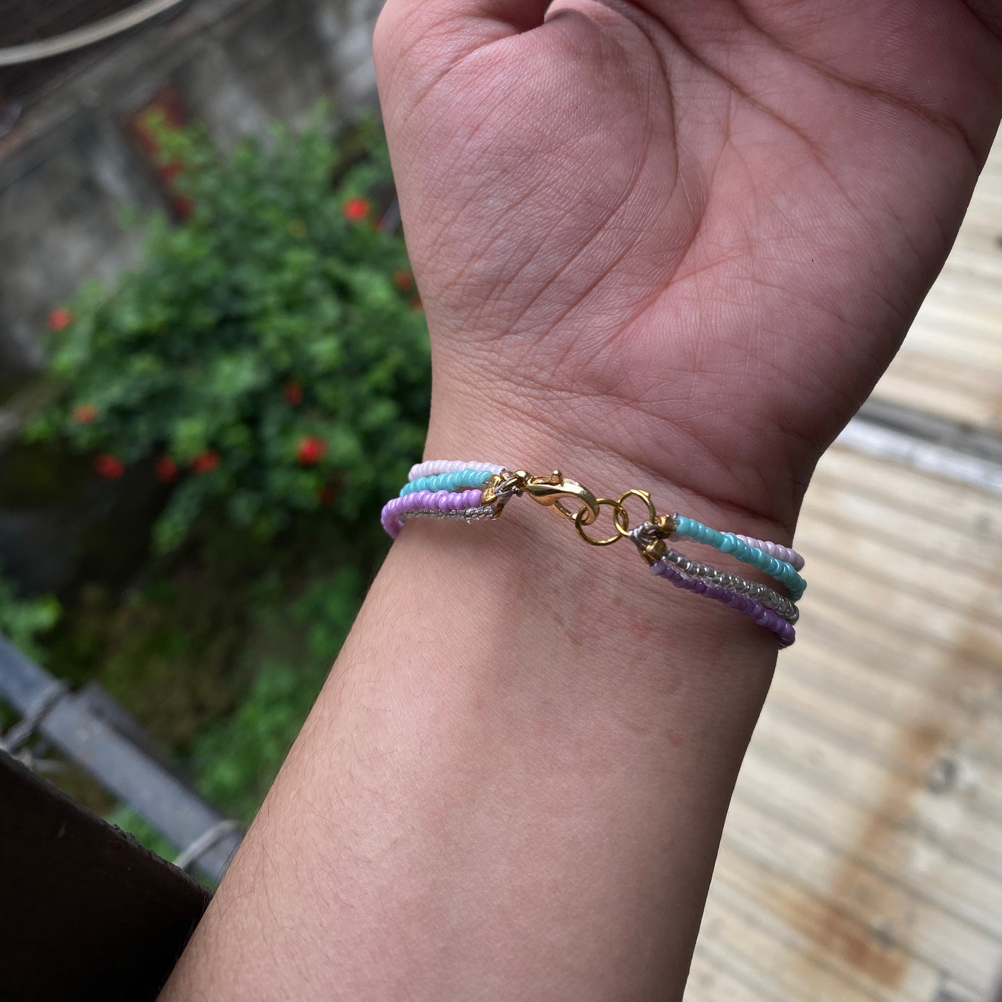 FOUR LAYER PASTEL BRACELET