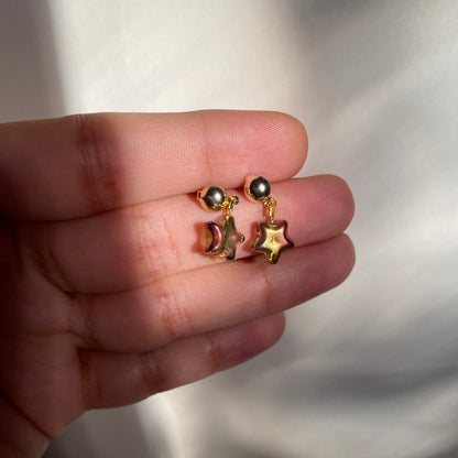 MINI STAR POST STUD EARRINGS