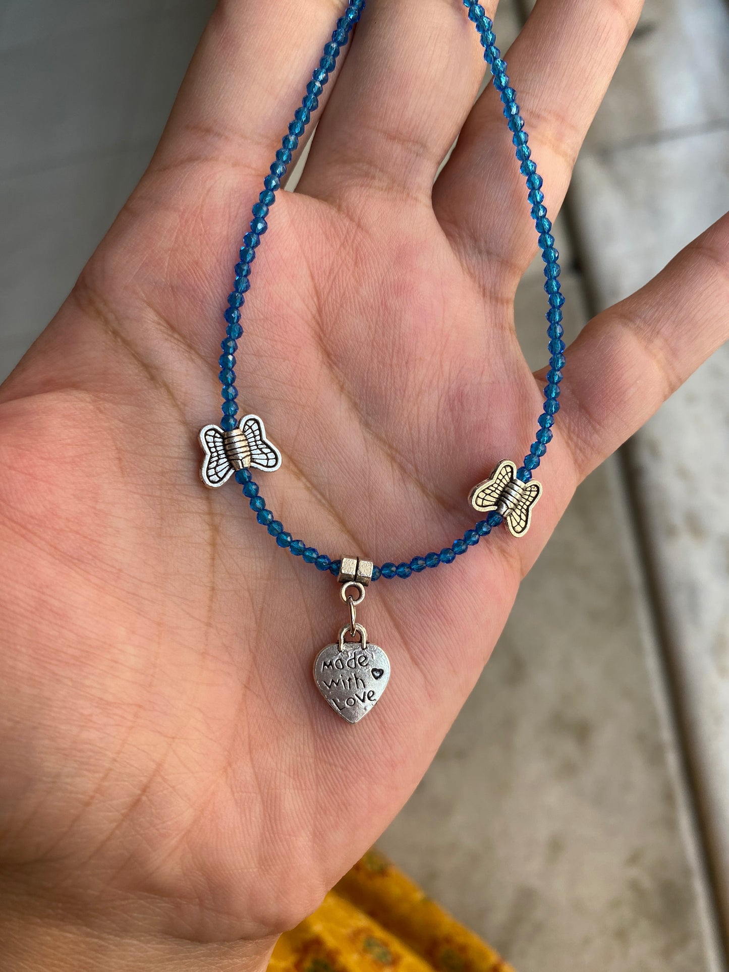 MADE WITH LOVE - CRYSTAL ANKLET