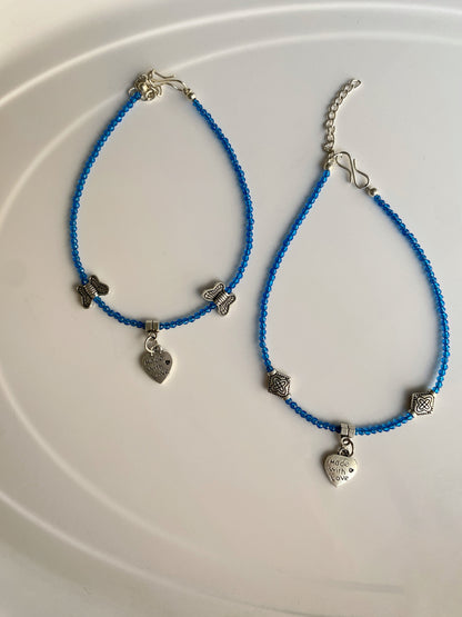 MADE WITH LOVE - CRYSTAL ANKLET