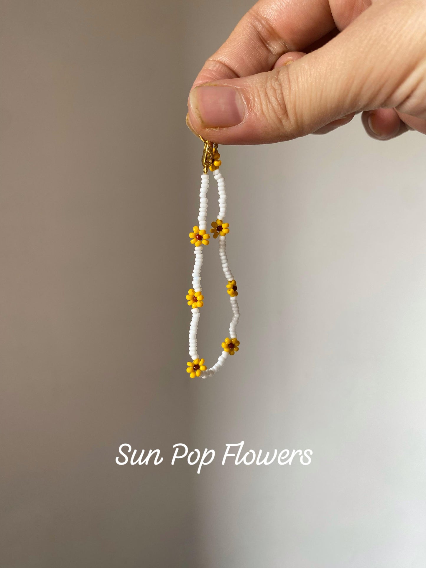 BEADED FLOWER DESIGNS - BRACELET - NECKLACE - ANKLET