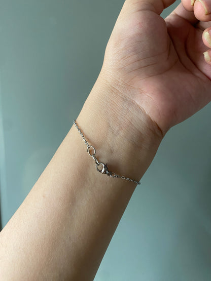 SILVER BUTTERFLY CHAIN BRACELET