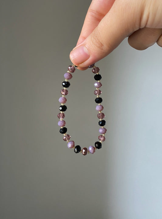 DARK SHADED CRYSTAL BRACELET