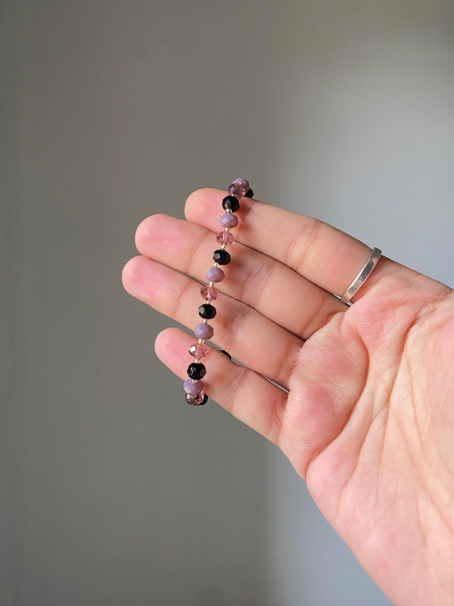 DARK SHADED CRYSTAL BRACELET