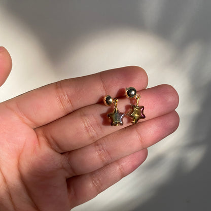 MINI STAR POST STUD EARRINGS