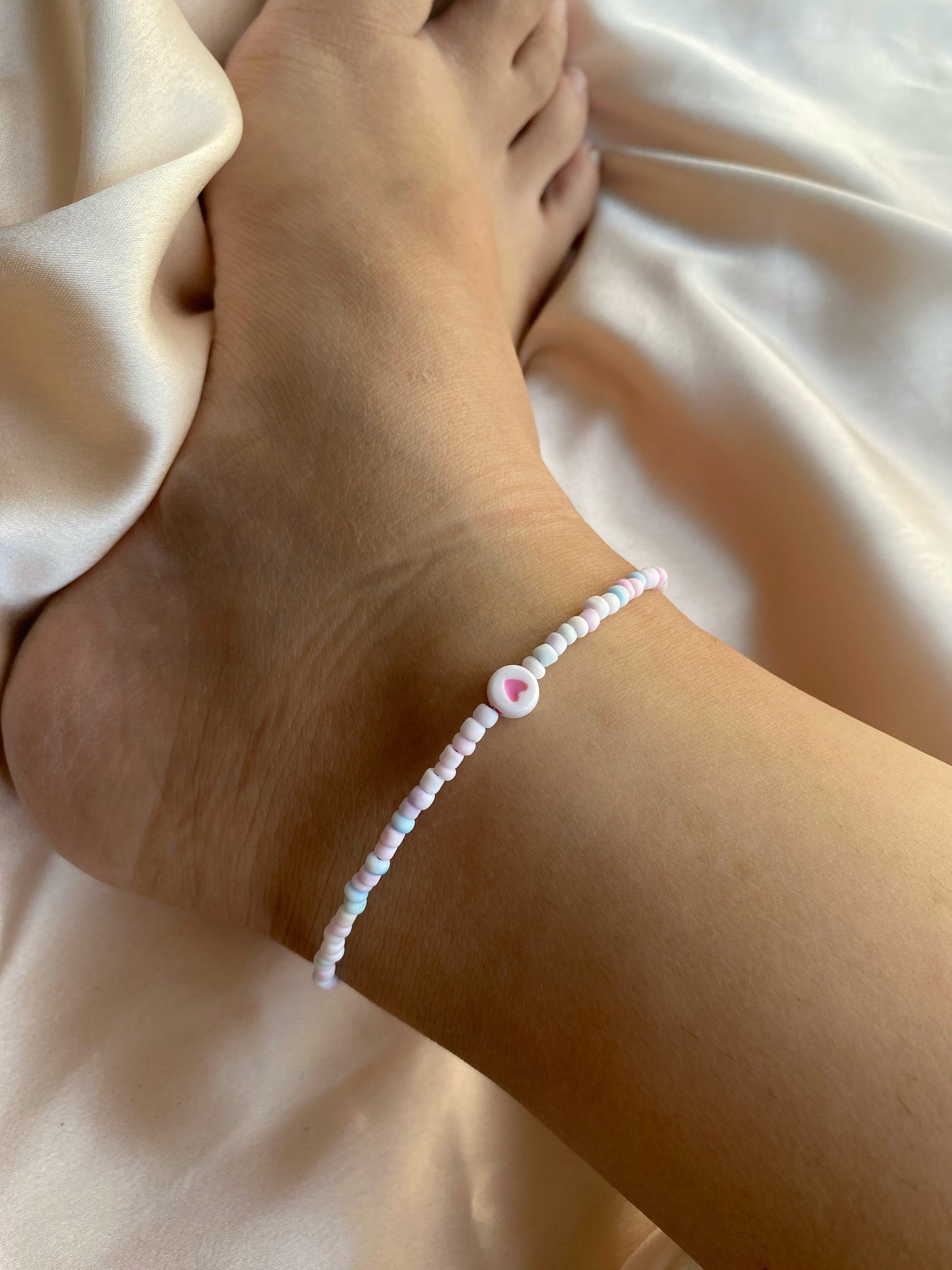 PASTEL HEART ANKLET