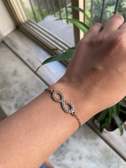 SILVER INFINITY BRACELET