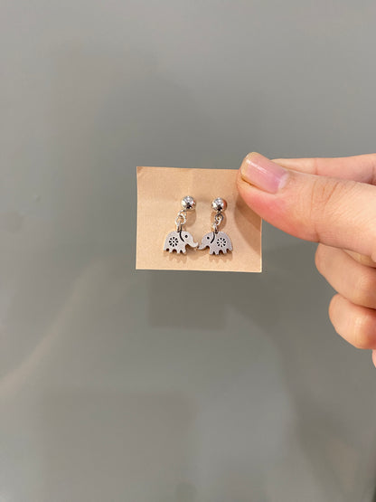 ELEPHANT STUD EARRINGS