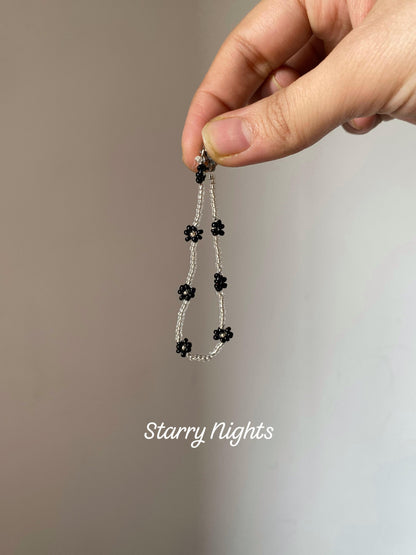 BEADED FLOWER DESIGNS - BRACELET - NECKLACE - ANKLET