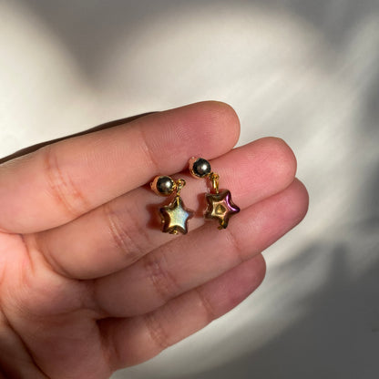 MINI STAR POST STUD EARRINGS