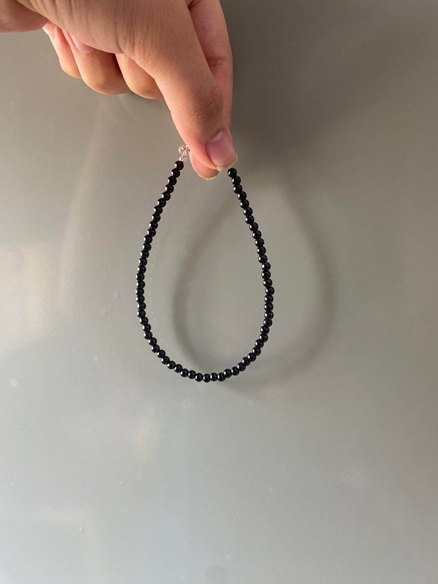 BLACK PEARLS ANKLET