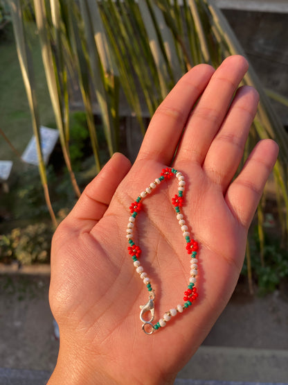 BEADED FLOWER BRACELETS