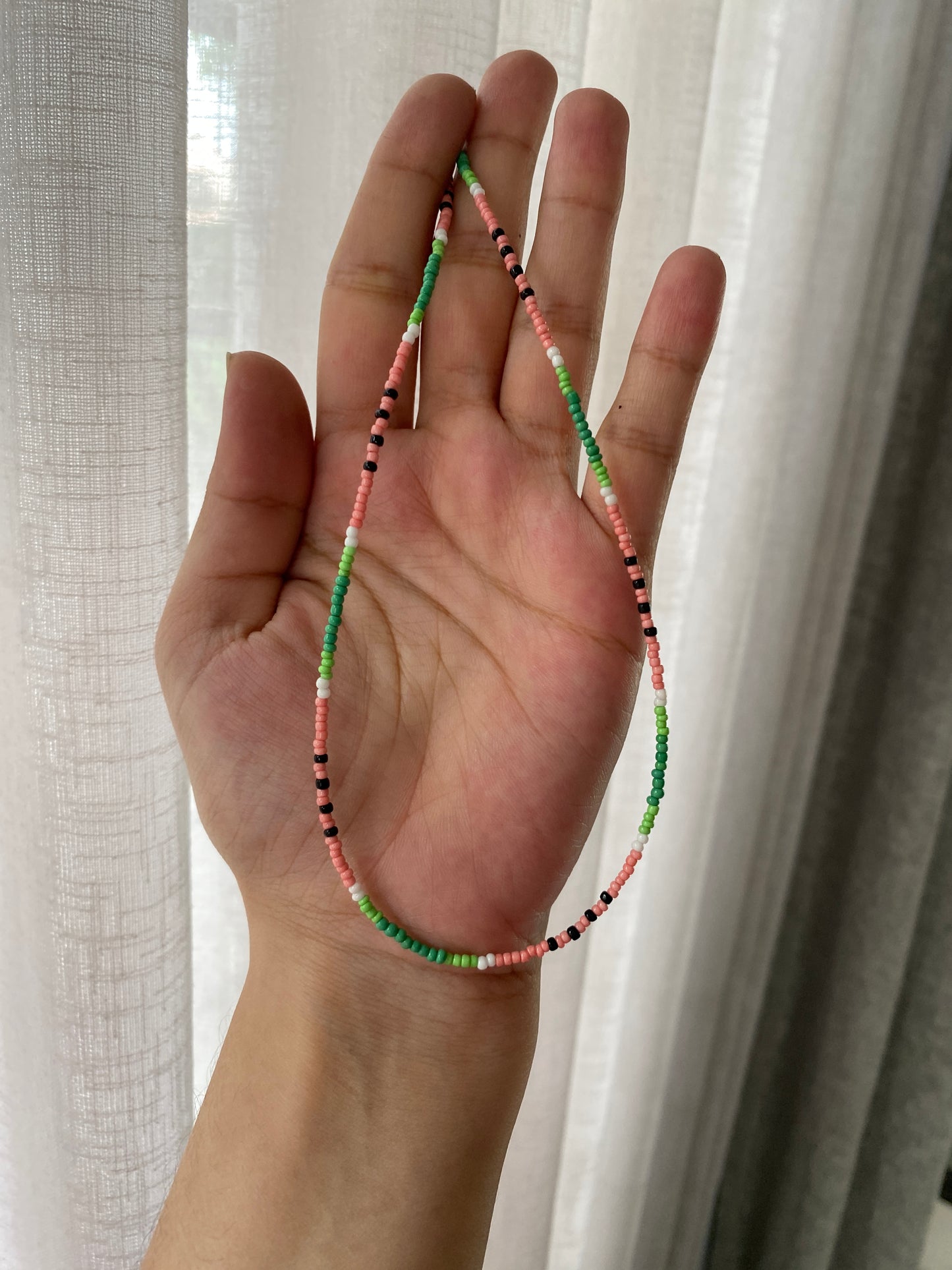 WATERMELON CHOKER NECKLACE