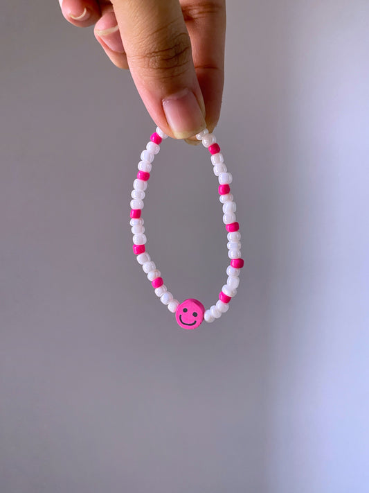 PINK SMILY BRACELET