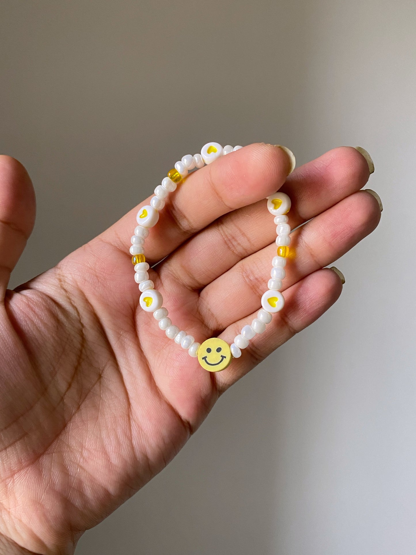 YELLOW SMILY BRACELET