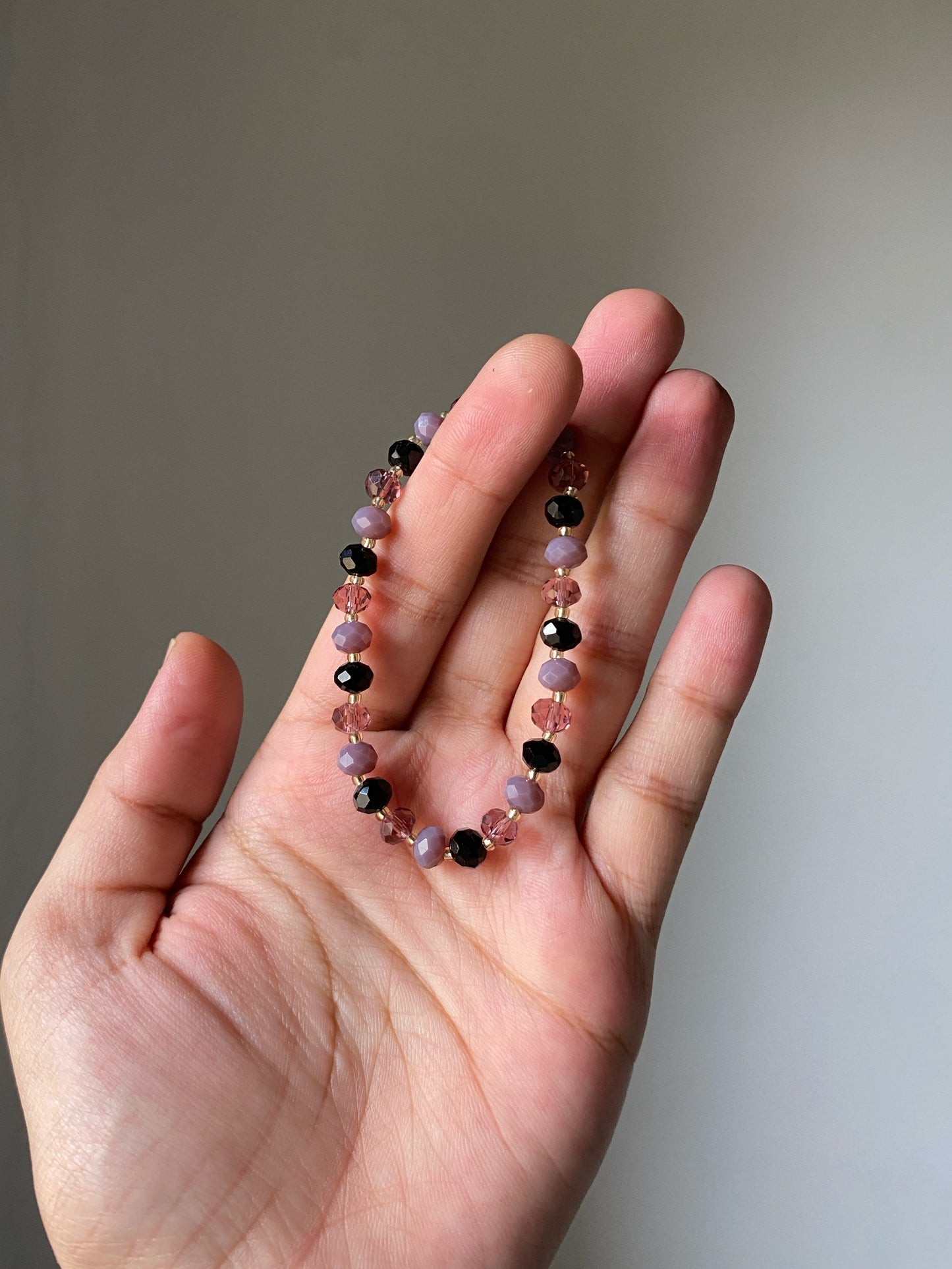 DARK SHADED CRYSTAL BRACELET