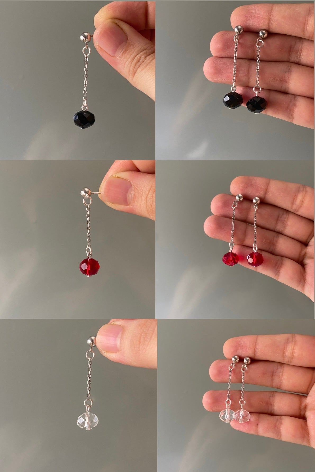 DANGLING CRYSTAL DROP EARRINGS