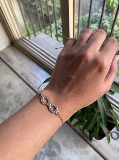 SILVER INFINITY BRACELET