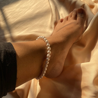 PlAIN PEARL ANKLETS