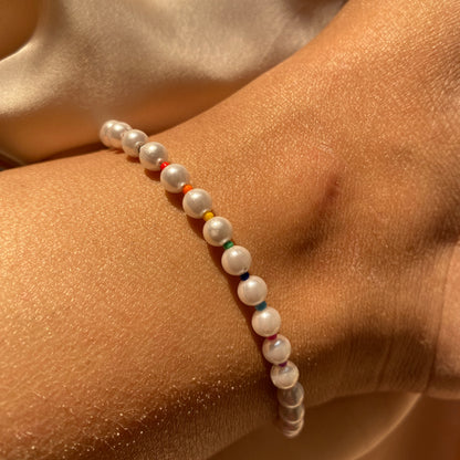 BIG CHUNKY PEARLS ANKLET