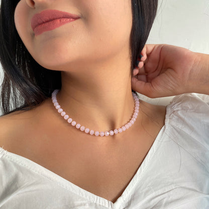 SINGLE COLOURED CRYSTAL CHOKER