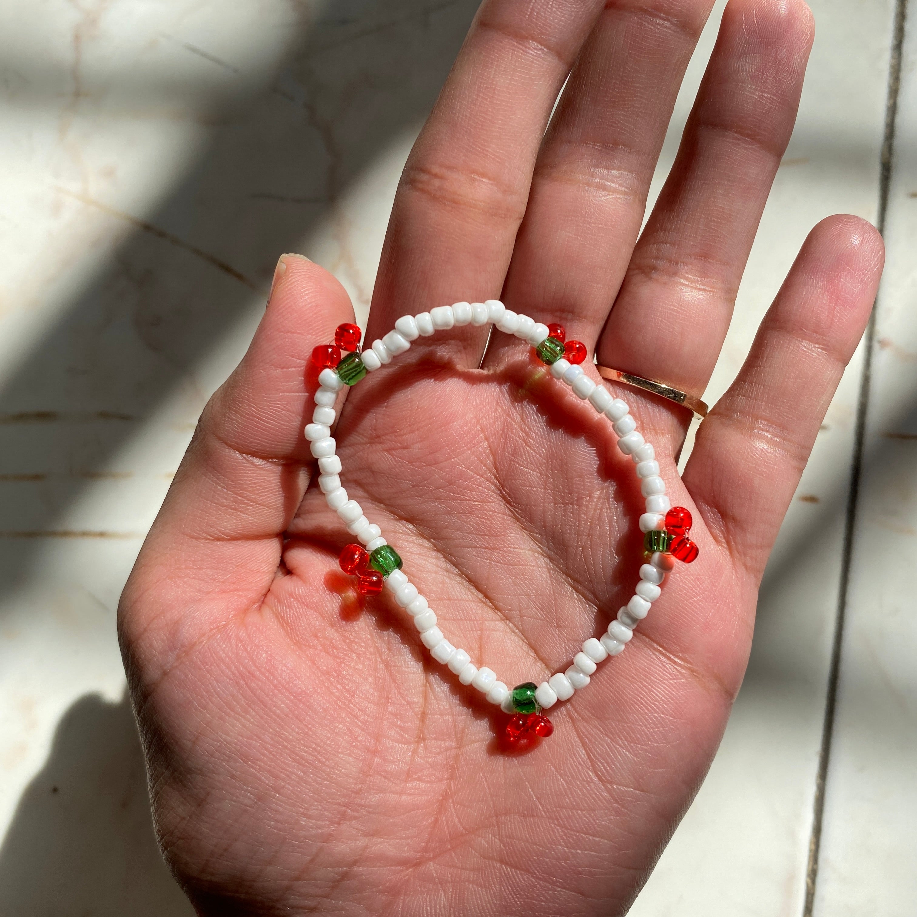 Cherry Red Studded Adjustable Bracelet – Unigem