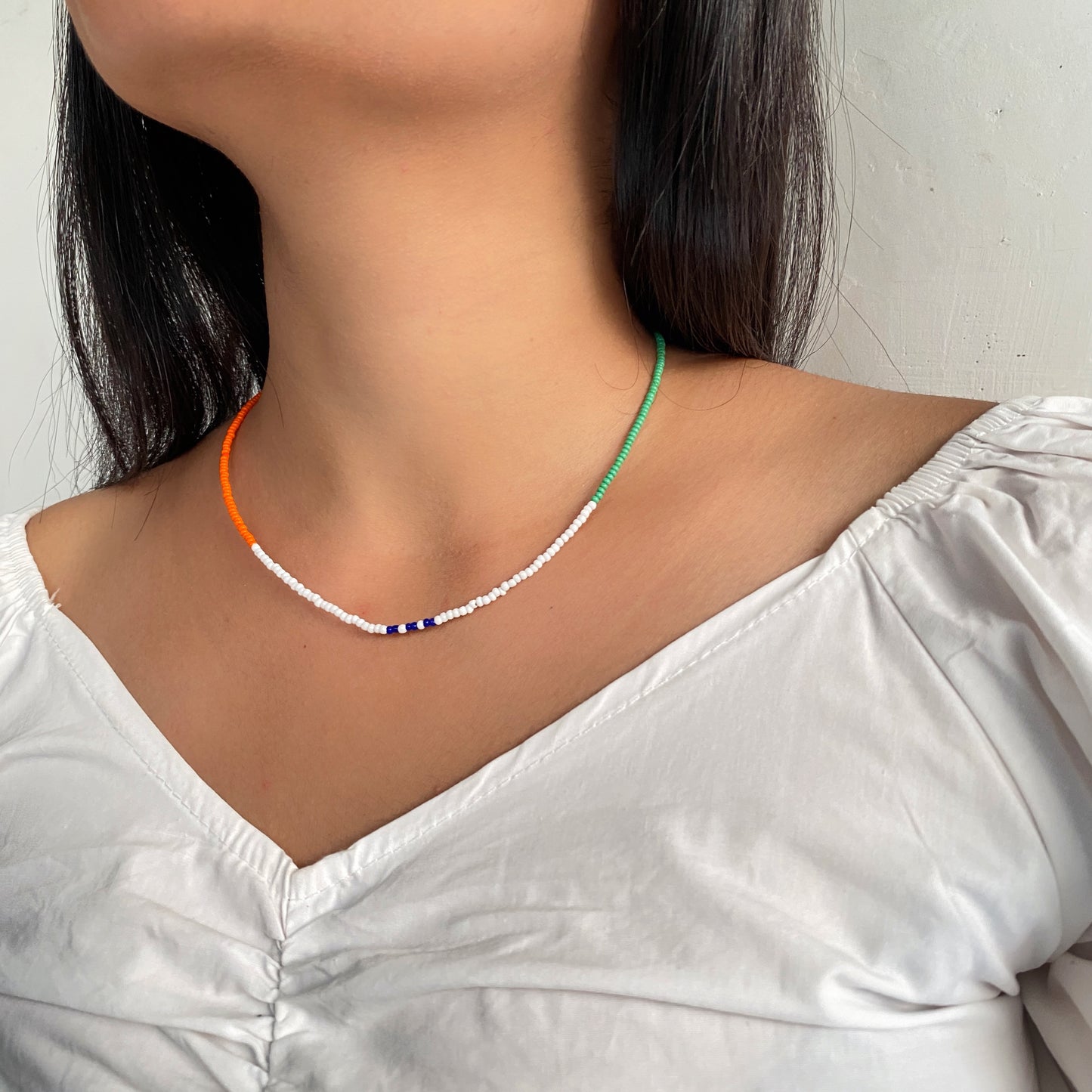 Indian Flag Necklace