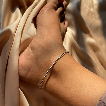 TWO TONE ANKLET