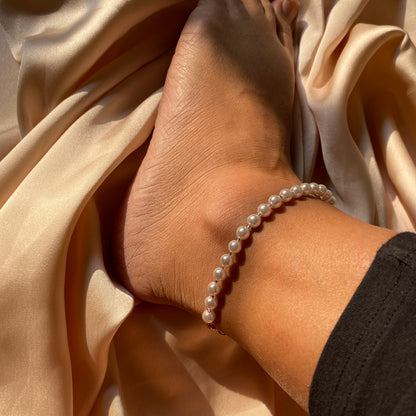 BIG CHUNKY PEARLS ANKLET