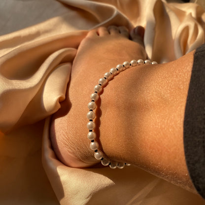 BIG CHUNKY PEARLS ANKLET