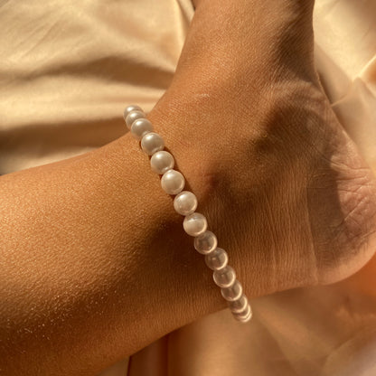 PlAIN PEARL ANKLETS