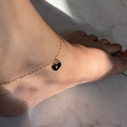 LOCK AND KEY ANKLETS