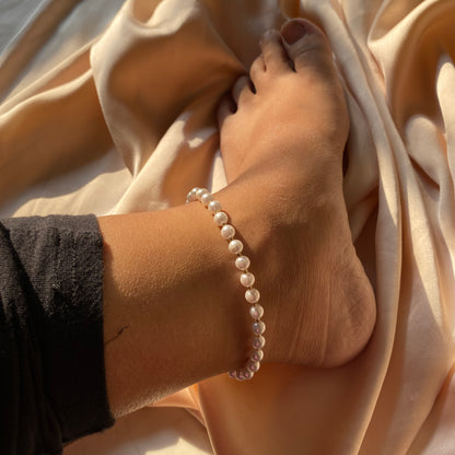 BIG CHUNKY PEARLS ANKLET