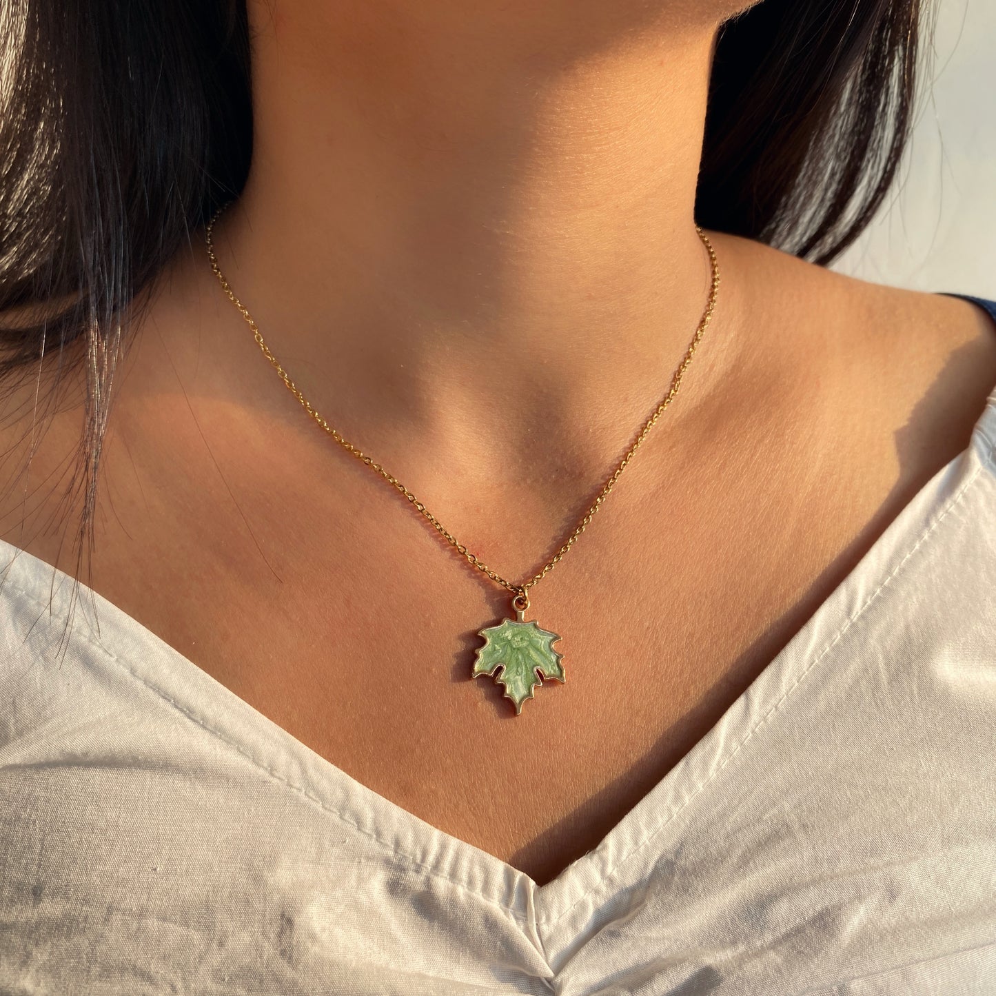 MAPLE LEAF NECKLACE